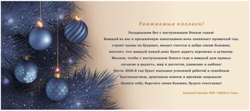 С наступающим Новым годом!